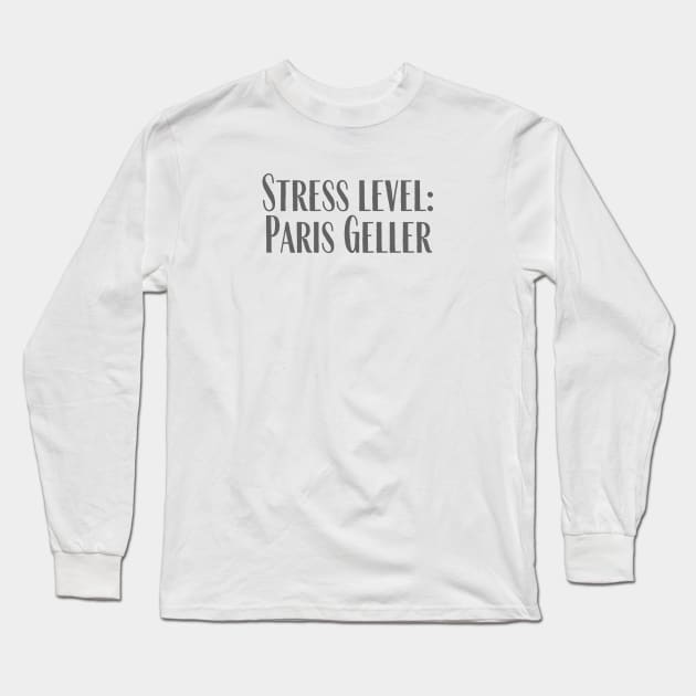 Stress Level Long Sleeve T-Shirt by ryanmcintire1232